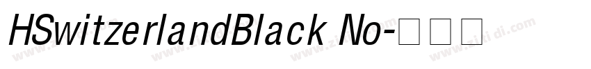 HSwitzerlandBlack No字体转换